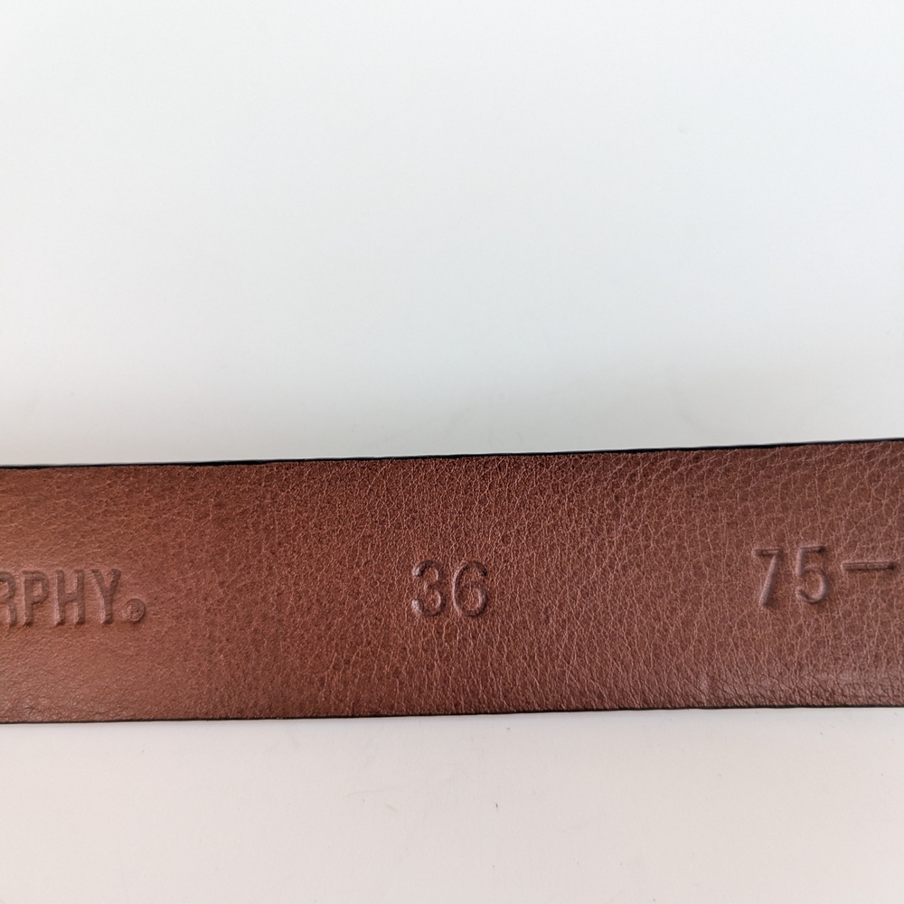 Johnston & Murphy Black and Brown Leather Belt - Picture 6 of 10